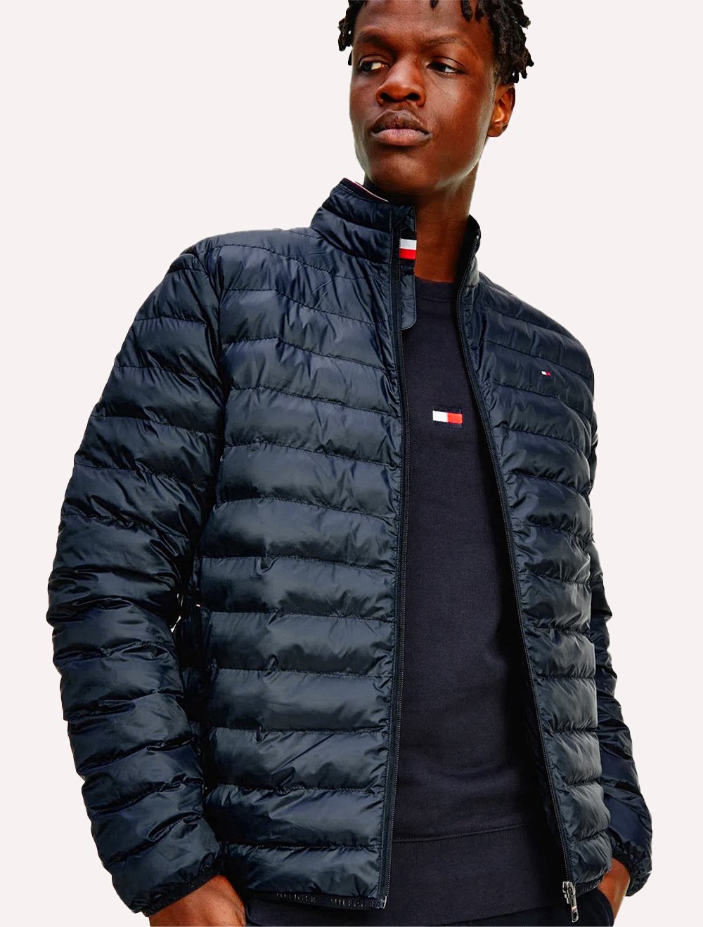 Hilfiger Masculino Blusa Frio Tommy Hilfiger Blusa Casaco De LÃ