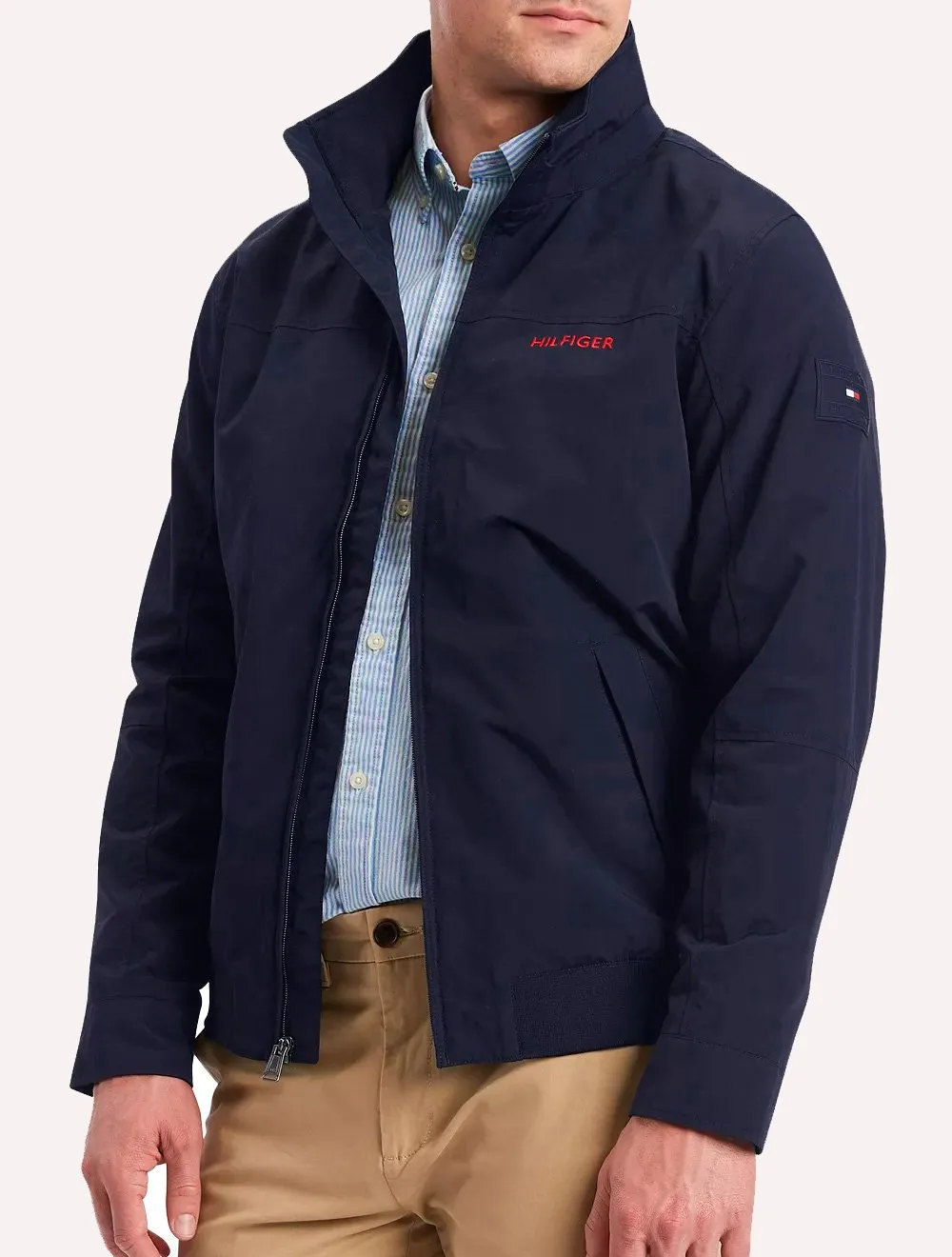 Jaqueta Tommy Hilfiger Masculina Sustainable Regatta Jacket Azul