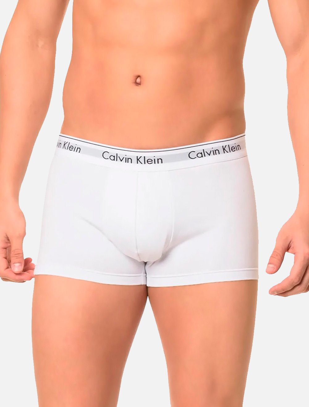 Cuecas Calvin Klein Trunk Modern Cotton Branca Pack 2UN