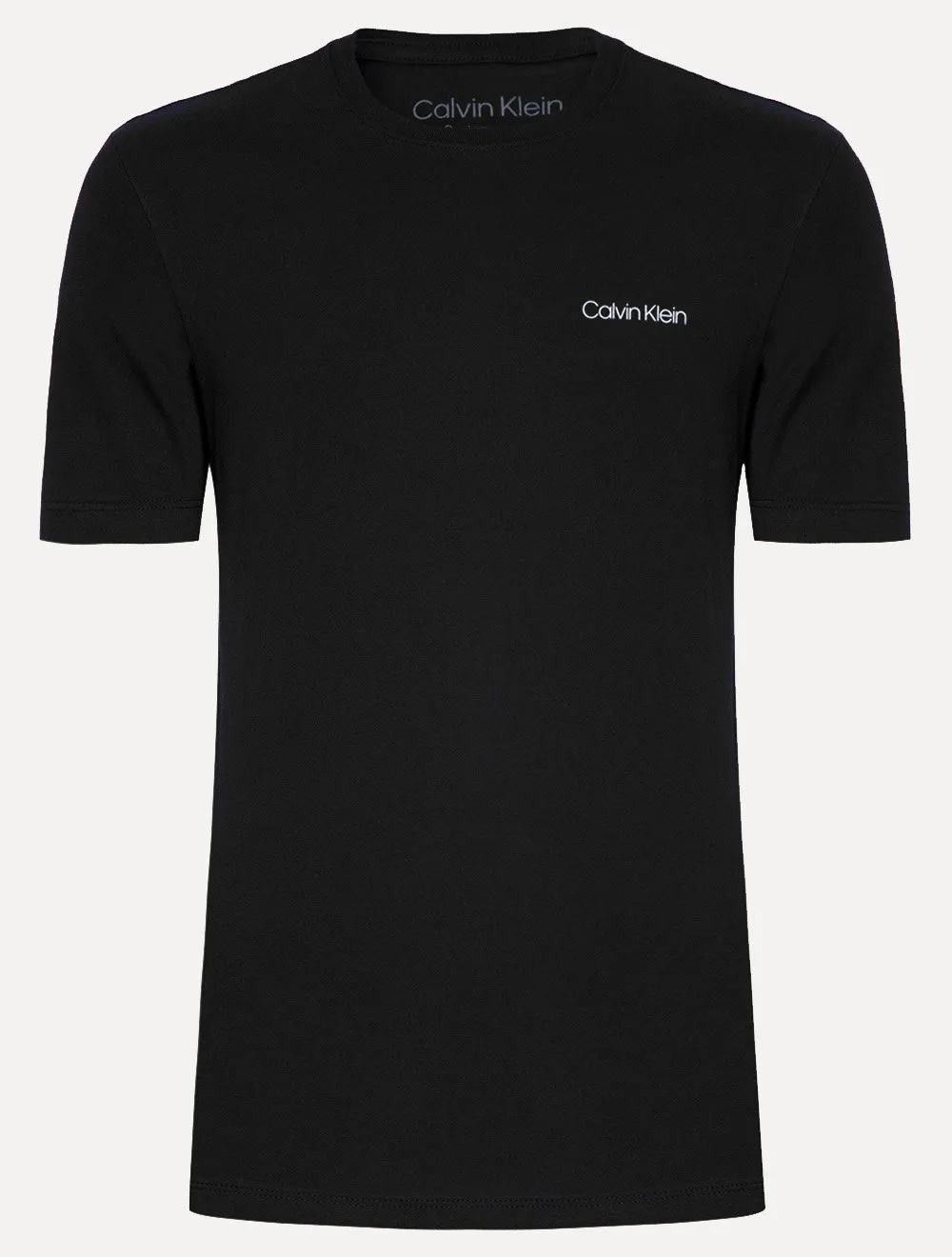 Camiseta Calvin Klein Swimwear Masculina C-Neck Logo Preta