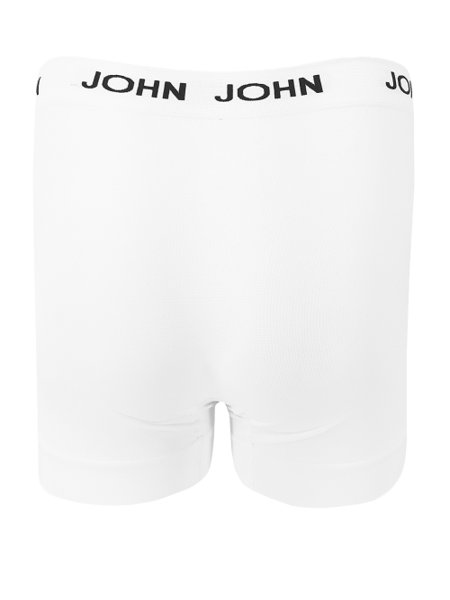 Cueca John John Boxer Poliamida Branca 1UN