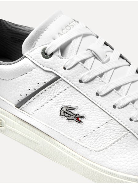 Tênis Lacoste Masculino Europa Pro Wht/Gry Cinza/Branco Secret