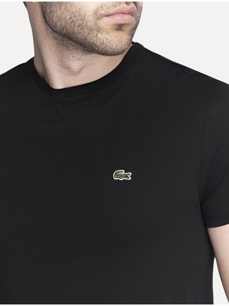 Lacoste White Pima Vneck Tee - White T Shirt Front And Back PNG Image With  Transparent Background