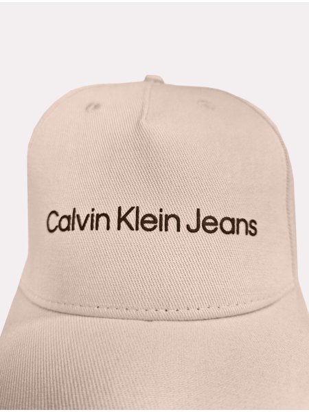 Boné Calvin Klein Jeans Sarja Logo Cáqui Claro
