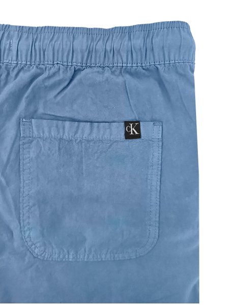 Short Calvin Klein Jeans Sarja Masculino Color Elastic Azul Médio