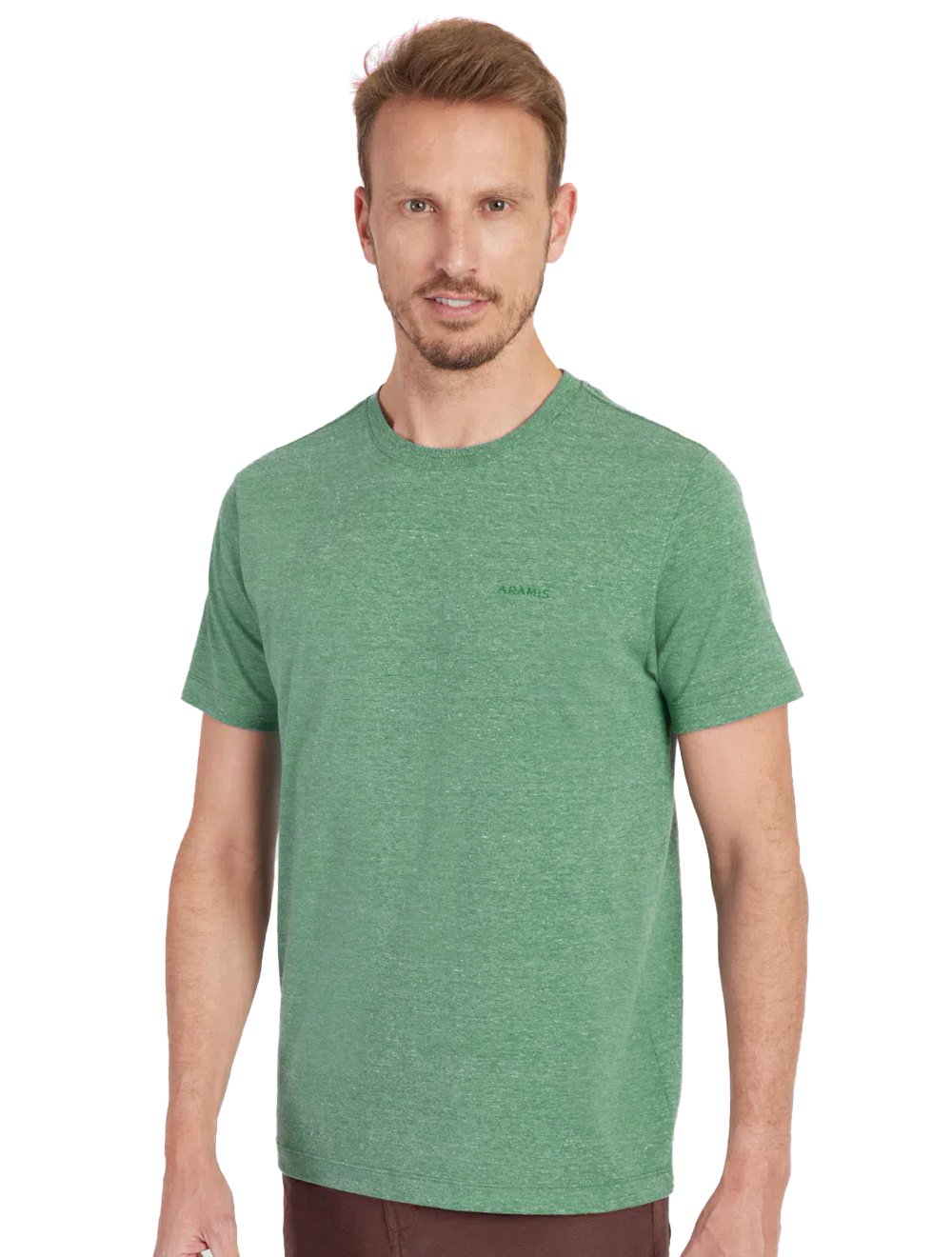 Camiseta Aramis Masculina Eco Lisa Verde Mescla