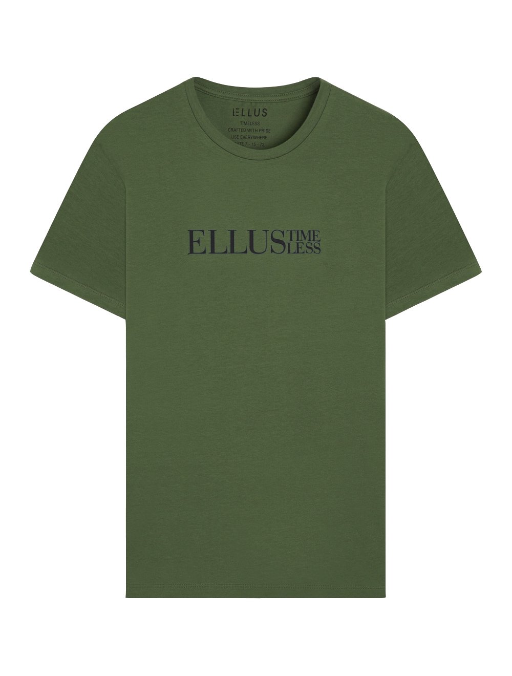 Camiseta Ellus Masculina Slim Timeless Classic Verde