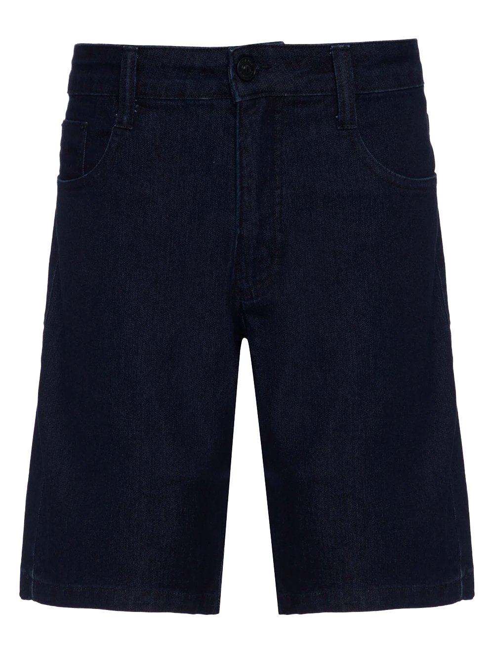 Bermuda Aramis Jeans Masculina Regular Basic 5 Pockets Escura