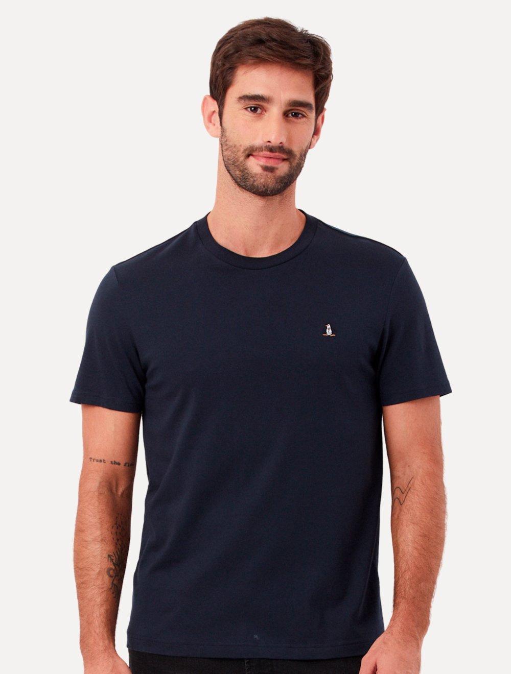 Penguin Azul Camisas Penguin Originales Camisa Azul Y Blanca A