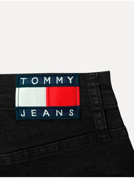 Calça Tommy Jeans Masculina Slim Scanton Matte Preta