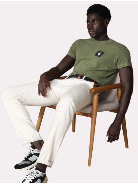 Camiseta Osklen Masculina Regular Stone Sprayicon Verde Escuro
