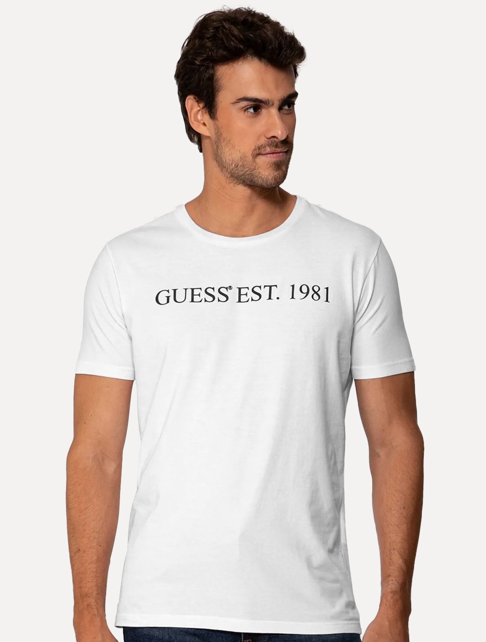 HOT T Shirt Camiseta Guess Est 1981 Camiseta Guess Masculina