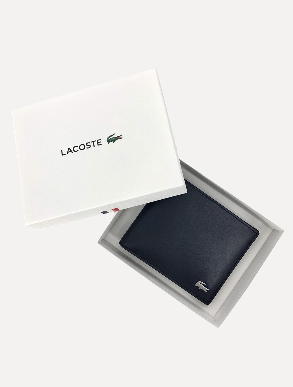 Carteira Lacoste Masculina Couro Classic Billfold Noir Preta | Secret ...