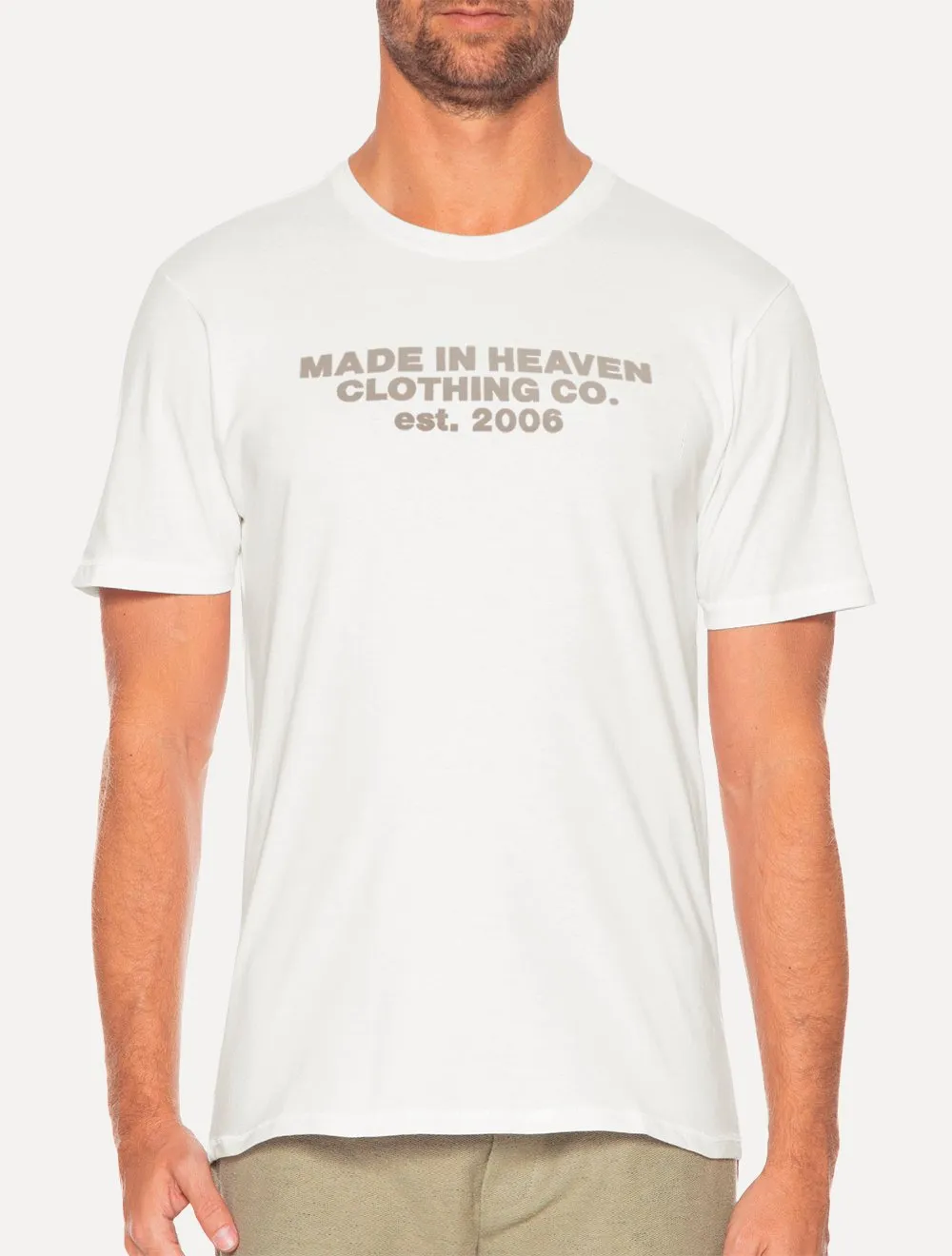 Camiseta John John Masculina Regular Made In Heaven Off-White