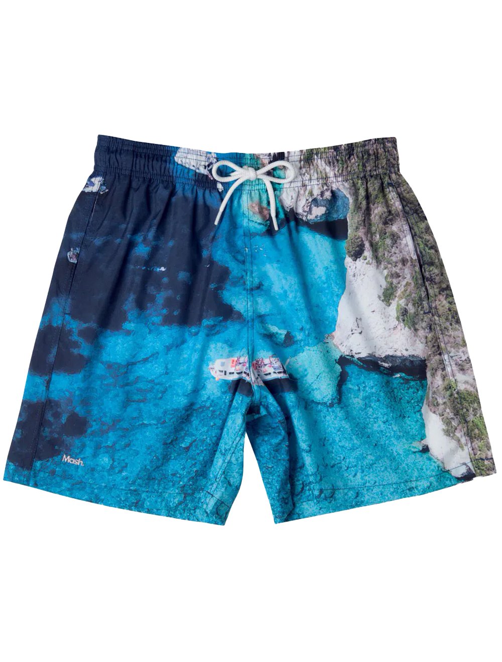 Short Mash Masculino Beachwear Color Landscape Azul Marinho