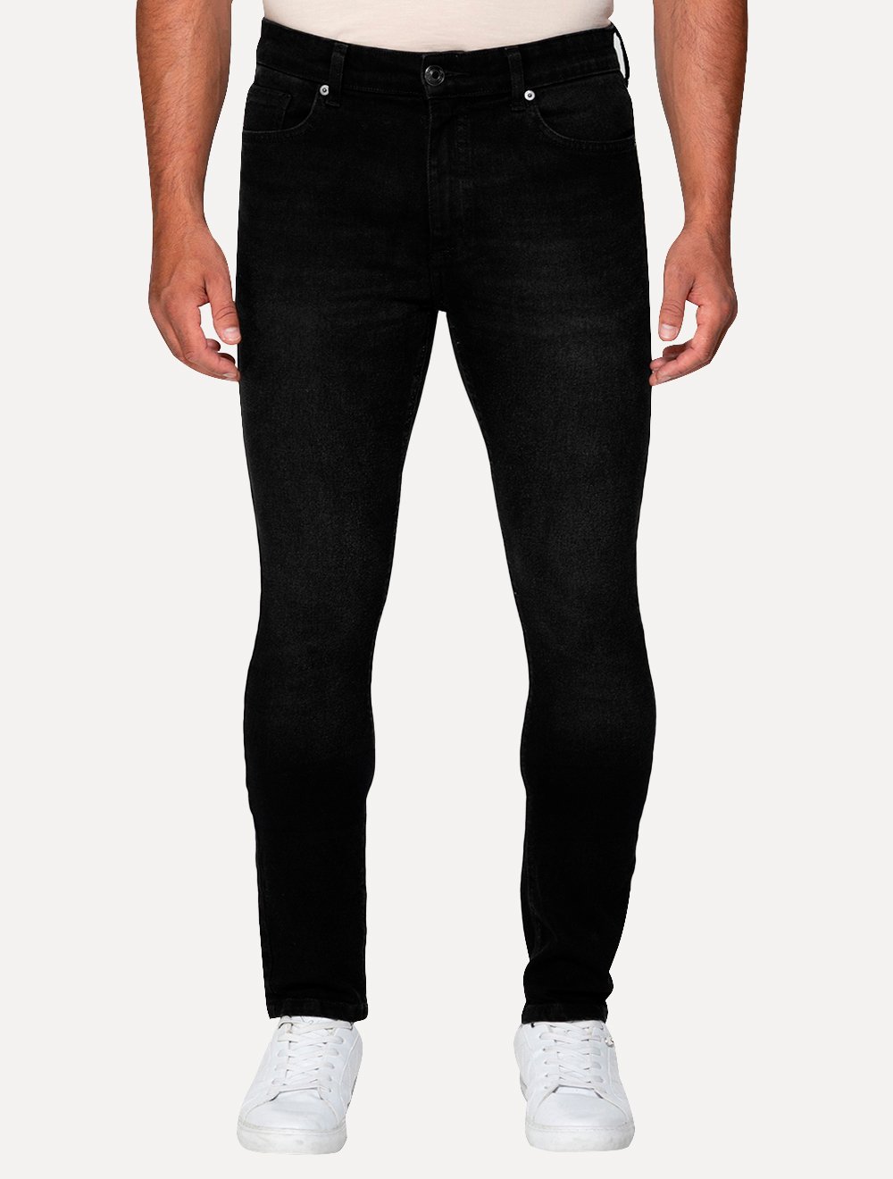 Calça Guess Jeans Masculina Skinny Jet Black Tag Preta | Secret Outlet