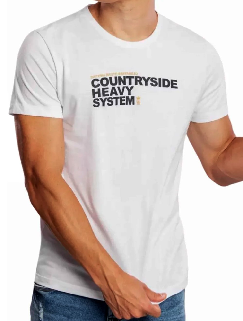 Camiseta Sergio K Masculina Countryside System Branca