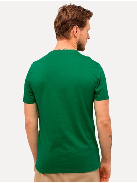 Camiseta Von der Volke Masculina Origineel Basis Logo Verde