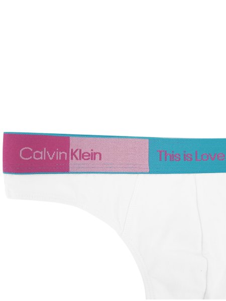 Cueca Calvin Klein Thong Branca MAS8548