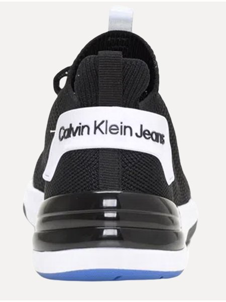 Tênis Calvin Klein Jeans Masculino Tênis Baixo Air Knitt Light Preto