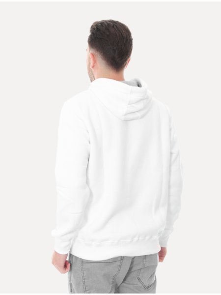 Moletom Aeropostale Masculino Hoodie Aero Block Branco Secret Outlet