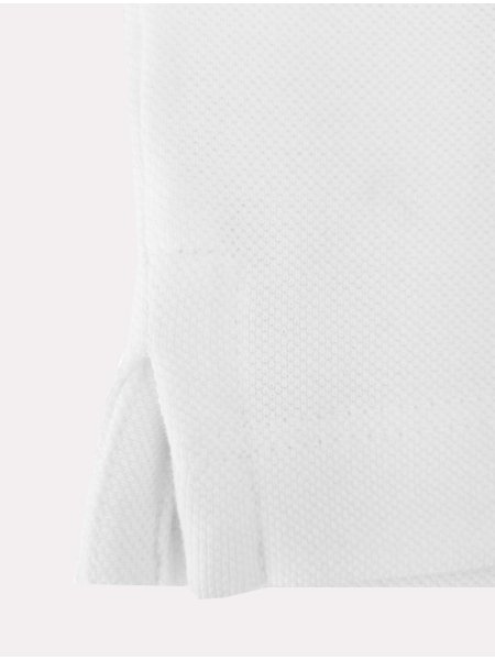 Polo Calvin Klein Masculina Piquet Slim Básica Sem Friso Branca