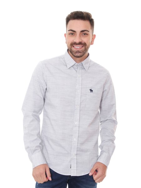 camisa social abercrombie masculina