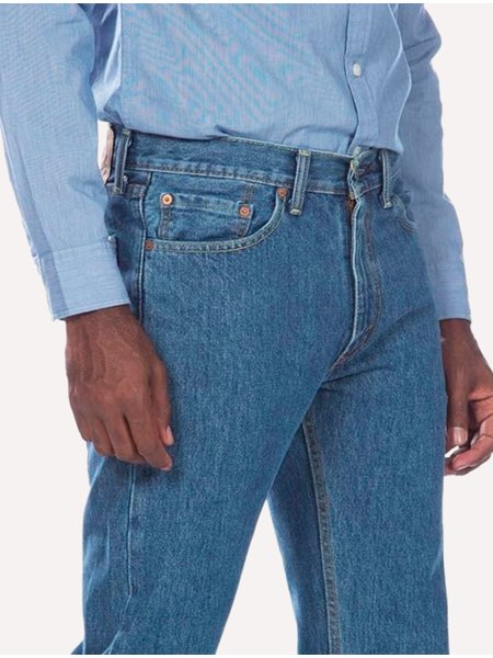 Calça Levis Jeans Masculina 505 Regular Light Azul