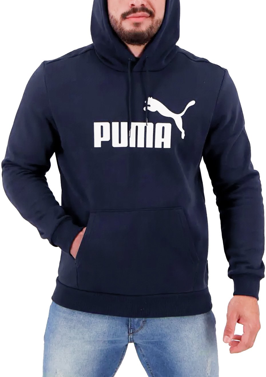 mens red puma moletom com capuz