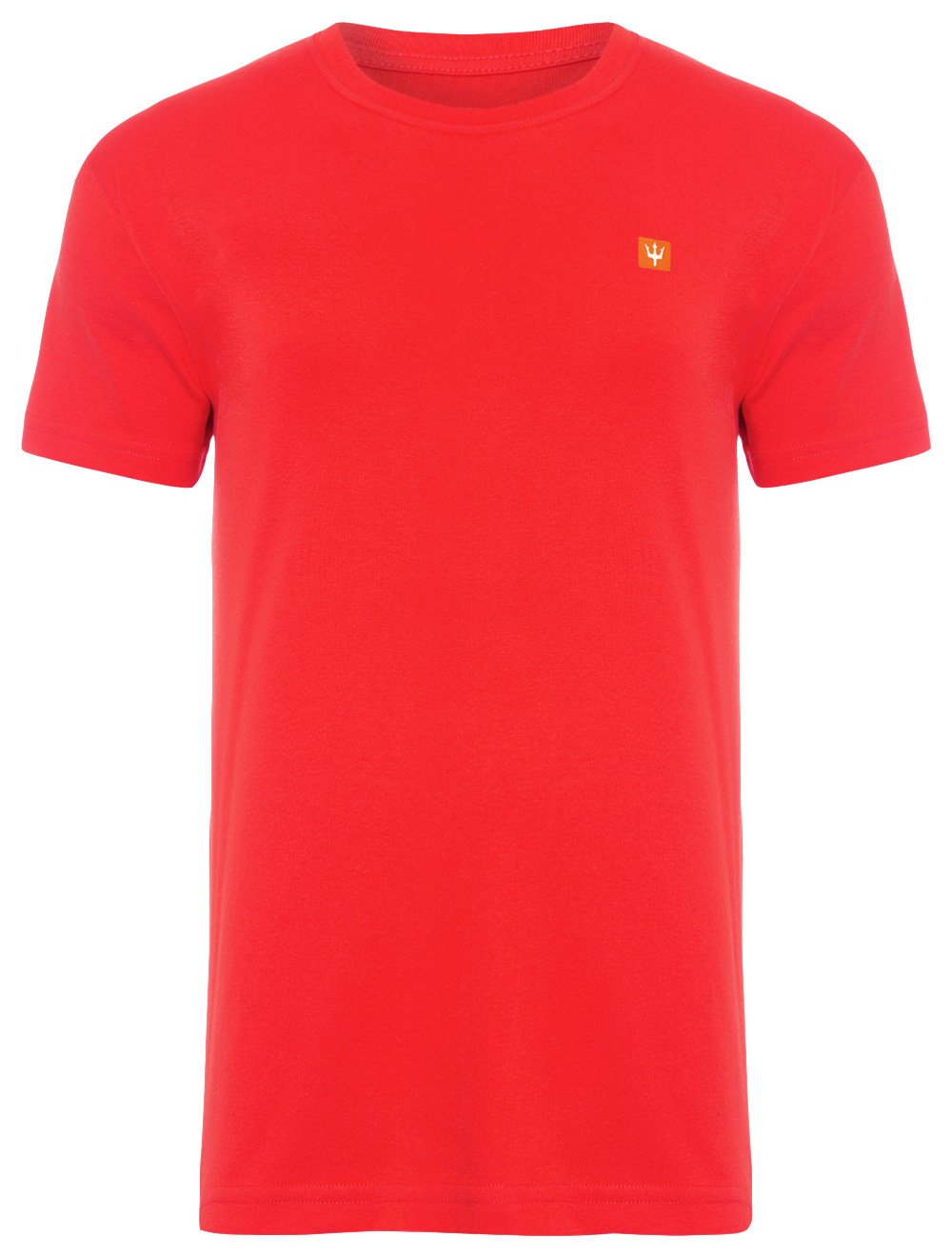 Camiseta Osklen Masculina Regular Vintage Tridente Colors Vermelha