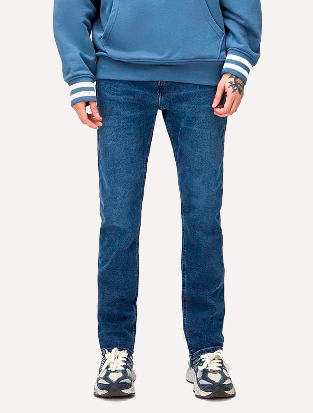 Calça Levis Jeans Masculina 510 Skinny Stretch Azul Médio