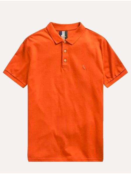 Polo Reserva Masculina Piquet Clássica Laranja