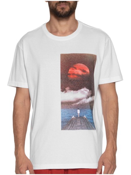 Camiseta Osklen Masculina Regular Stone Bridge Branca