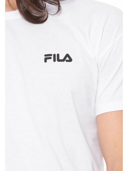 Camiseta Fila Masculina Back Logo Branca