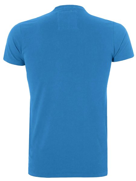 Camiseta Abercrombie Masculina Outline Green Icon Azul Royal