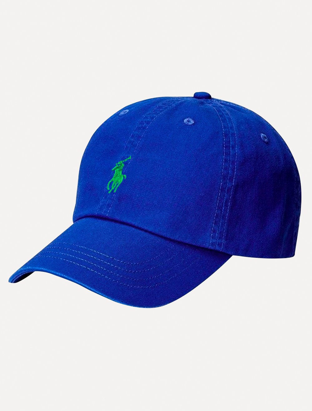 Boné Ralph Lauren Classic Green Logo Azul Escuro