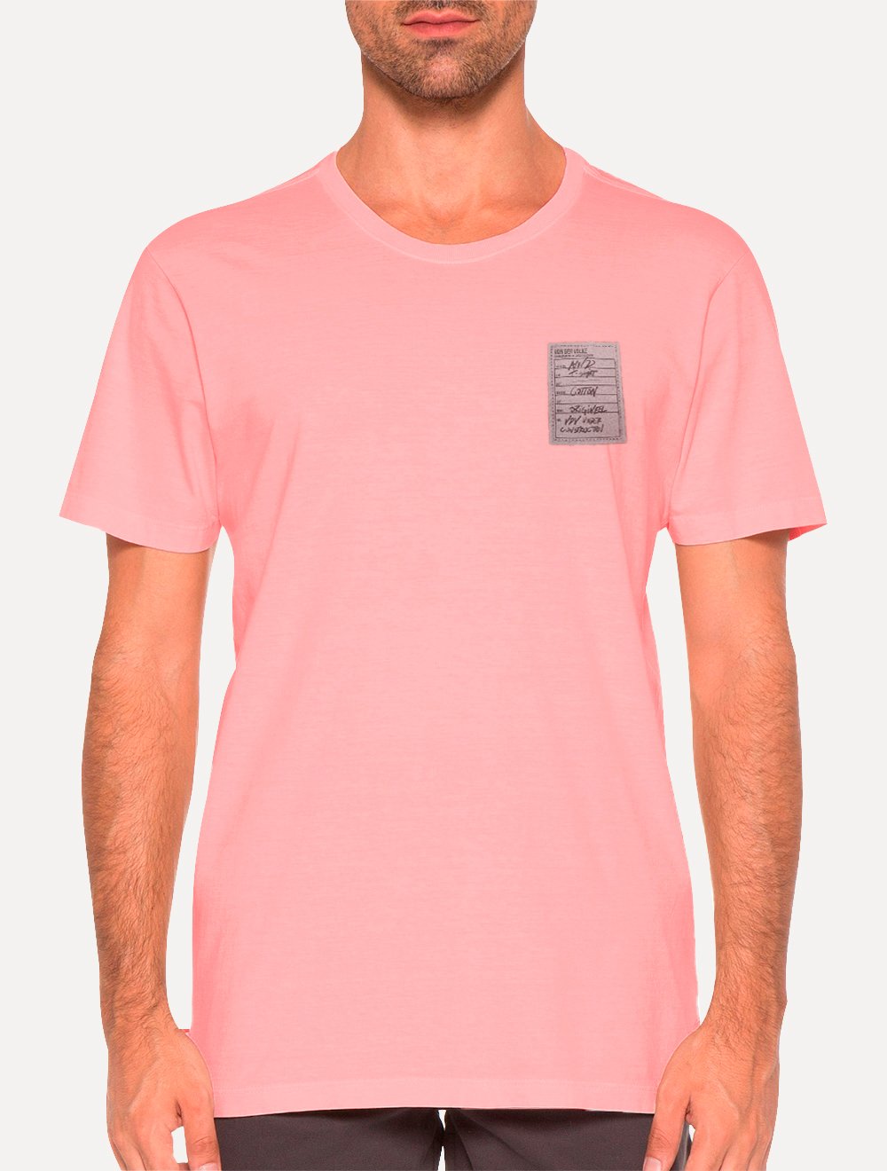 Camiseta Von der Volke Masculina Origineel Tag Rosa