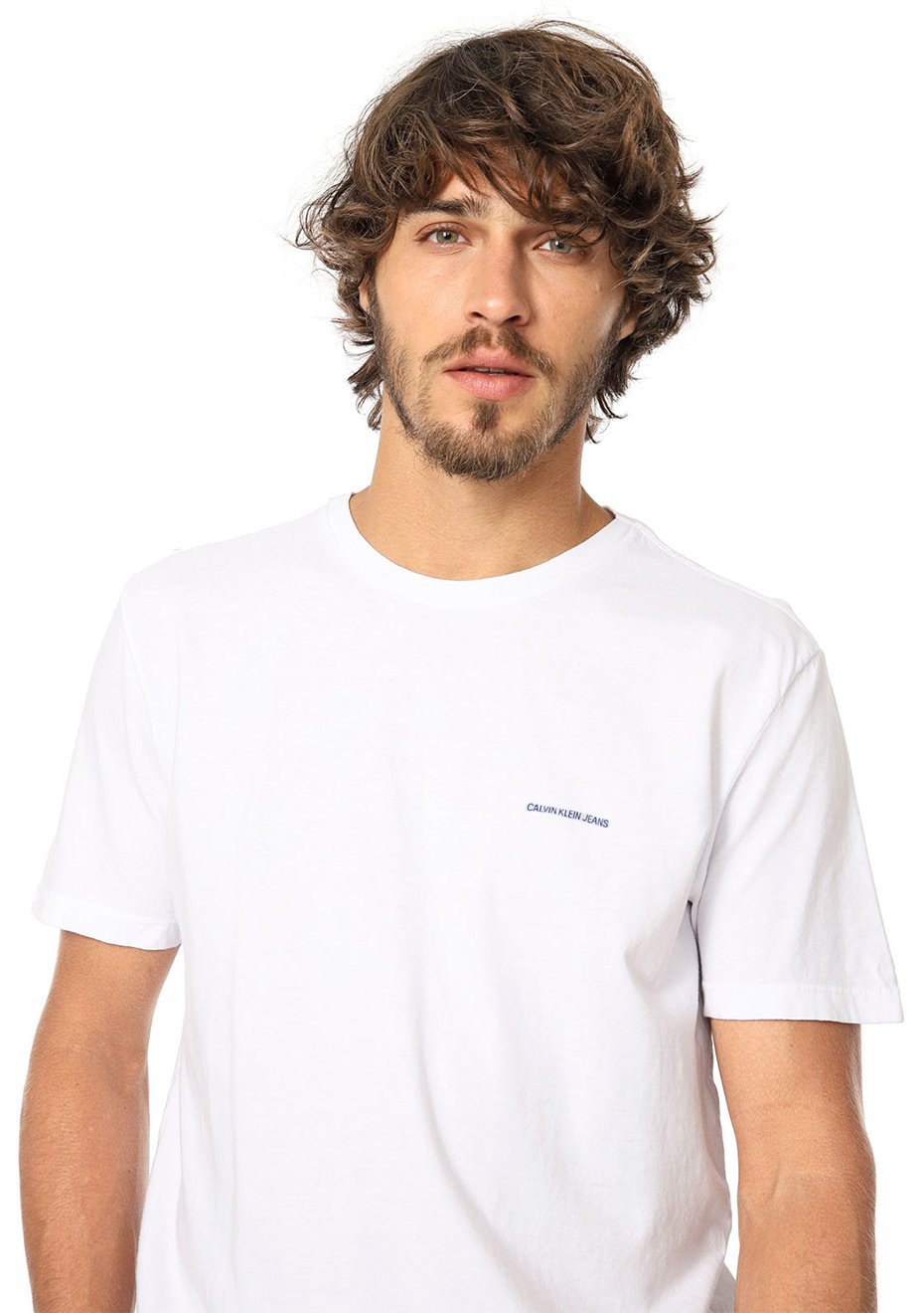 Camisa branca calvin klein Clearance