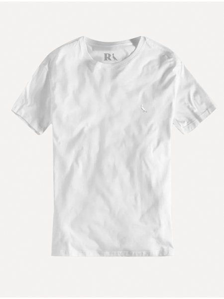 Camiseta Reserva Masculina Super Slim C-Neck Branca