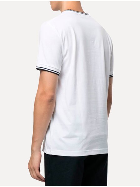 Fred Perry Camiseta Twin Tipped Algodón, Cuello Redondo Con