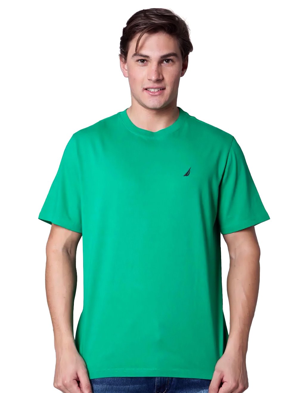 Camiseta Nautica Masculina Navy Icon Verde Escuro
