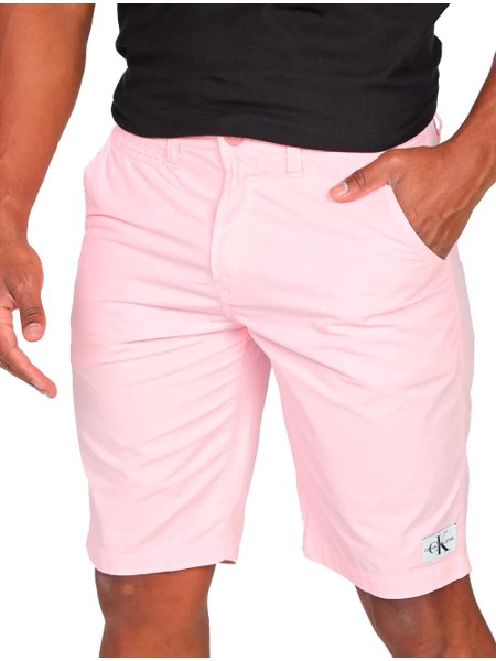 bermuda jeans masculina rosa