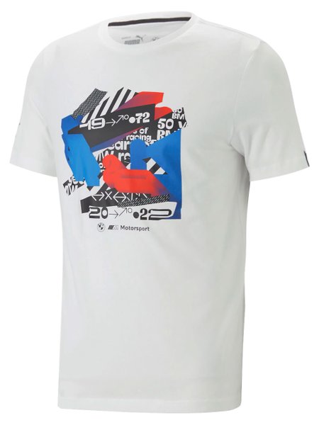 Camiseta Puma Masculina BMW M Graphic Print Branca