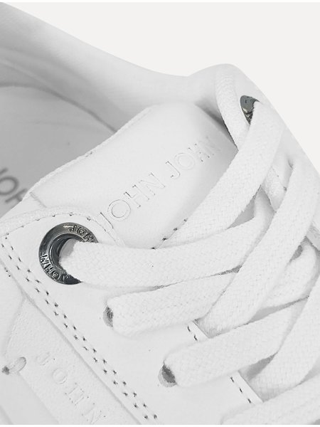 Tênis John John Masculino Couro New Rodes White Branco | Secret Outlet