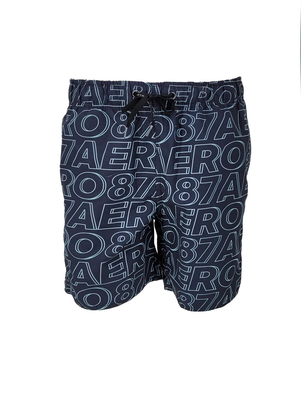 Short Aeropostale Masculino Swimwear Aero 87 Full Print Azul Marinho