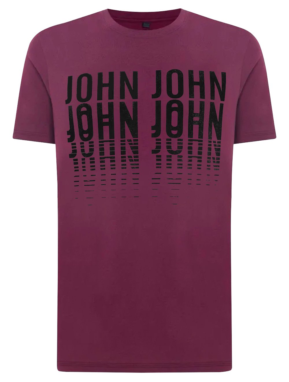 Camiseta Básica Marrom Escuro Logo Laranja - John John - Imperium Store