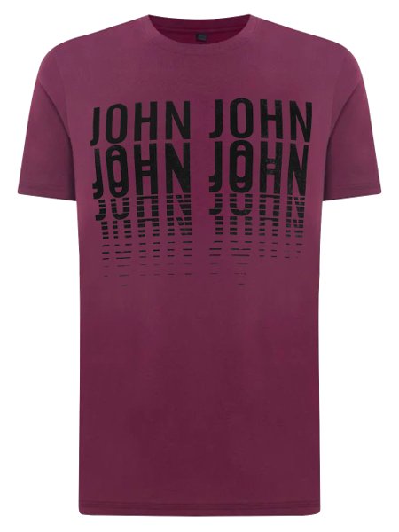 Camiseta John John Logo Rosa - Compre Agora