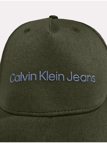 Boné Calvin Klein Jeans Sarja Logo Verde Militar