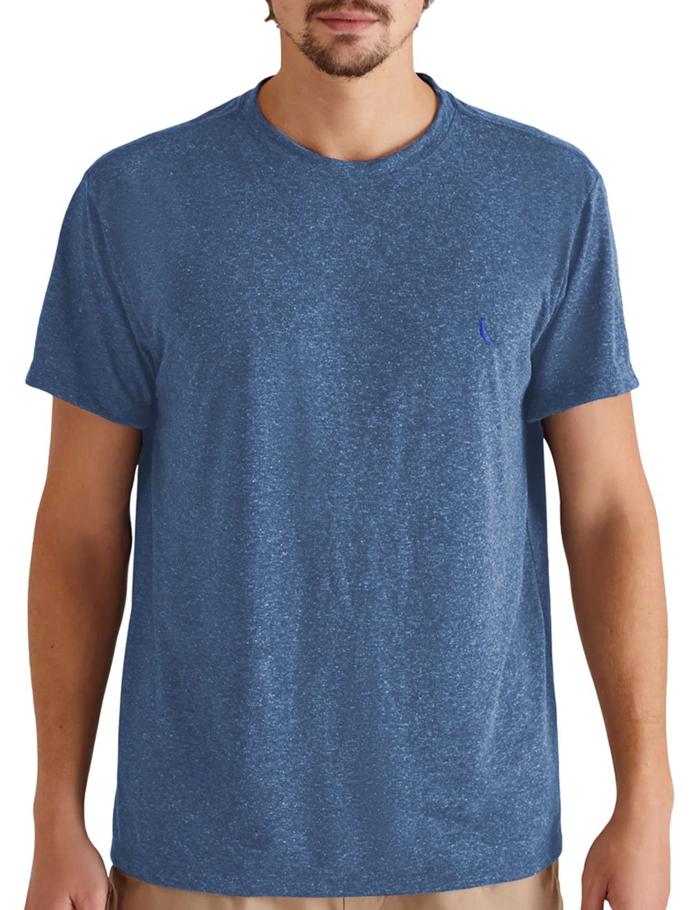 Camiseta Reserva Masculina Linho Azul Celeste
