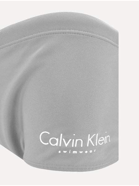 Sunga Calvin Klein Swimwear Under Logo Cinza